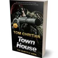 Tablet view of Heathered Gray #3061 - Premade Action & Adventure Book Cover | BookCoverZone