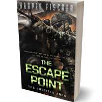 Tablet view of Cod Gray #7101 - Premade Action & Adventure Book Cover | BookCoverZone