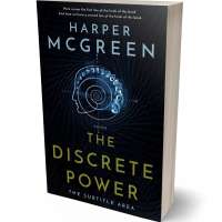 Tablet view of Ebony #8477 - Premade Abstract Book Cover | BookCoverZone