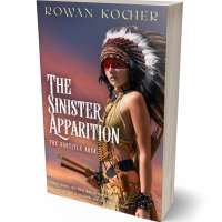 Tablet view of Ferra #16669 - Premade Action & Adventure Book Cover | BookCoverZone