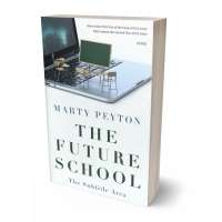 Tablet view of Aqua Haze #21530 - Premade Education Book Cover | BookCoverZone