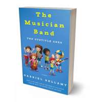 Tablet view of Boston Blue #26123 - Premade Music Book Cover | BookCoverZone