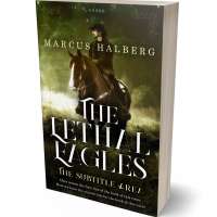 Tablet view of Mikado #27350 - Premade Action & Adventure Book Cover | BookCoverZone