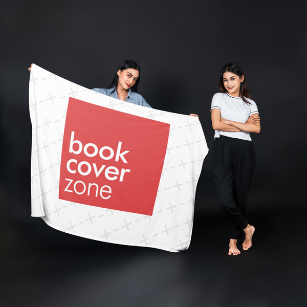 Happy Models with Cotton Blanket Mockup