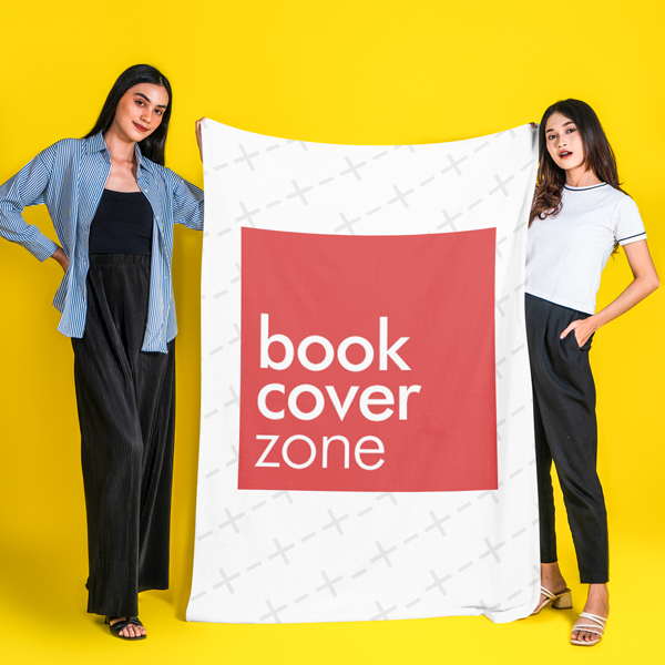 Cotton Blanket Mockup with Teen Models