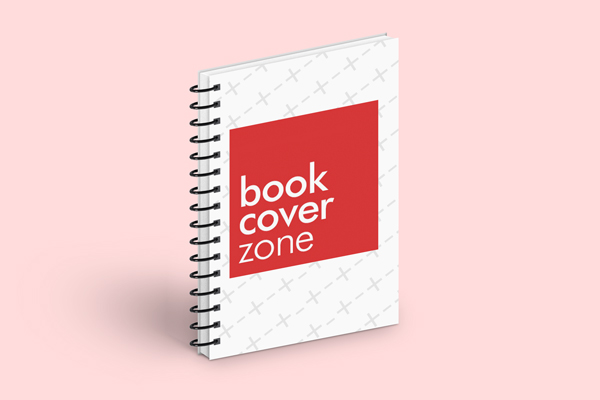 3D Wire Binded Spiral Notebook Cover Mockup