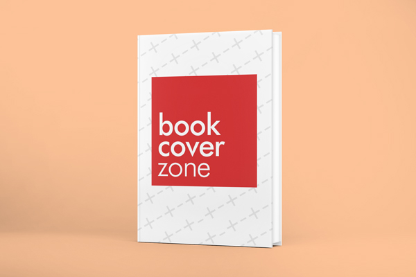 3D Book Cover Mockup - Angled Side View