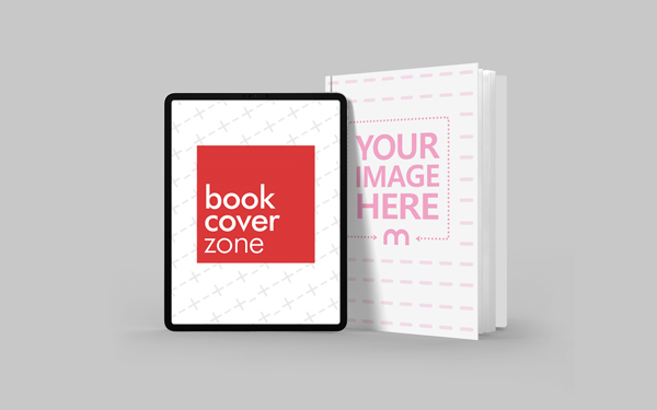 3D Book Cover Marketing Mockup