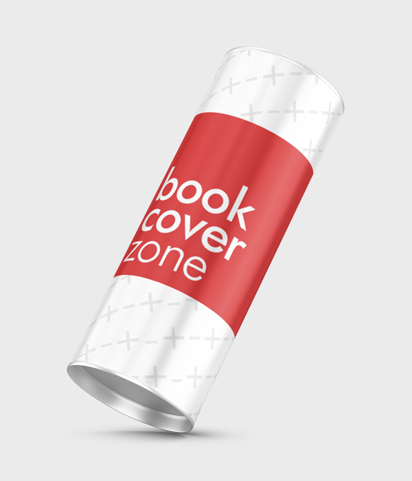 3D Cylinder Tube Packaging Container Mockup