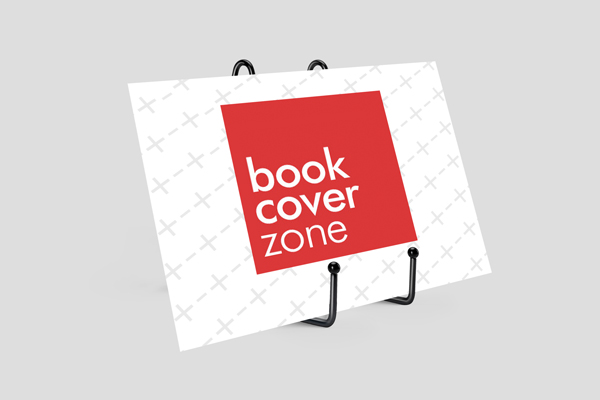 Landscape Card on Metal Stand Mockup