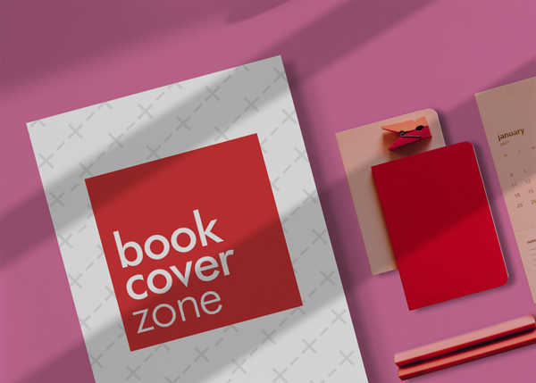 8.5x11 Letterhead Mockup with Stationary Items