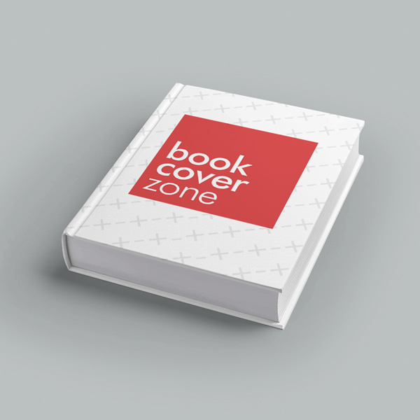 Angled View Thick Square Book Cover Mockup