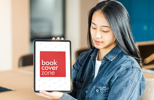 Asian Woman Using iPad Mockup