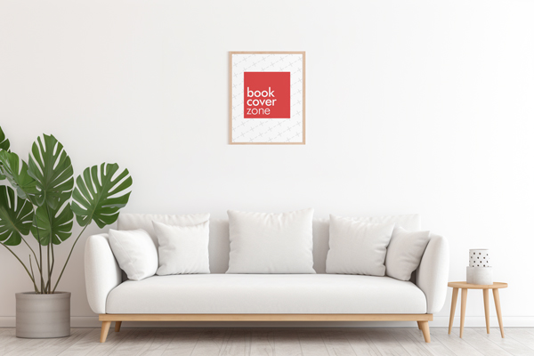 B6 Wooden Frame Poster Mockup