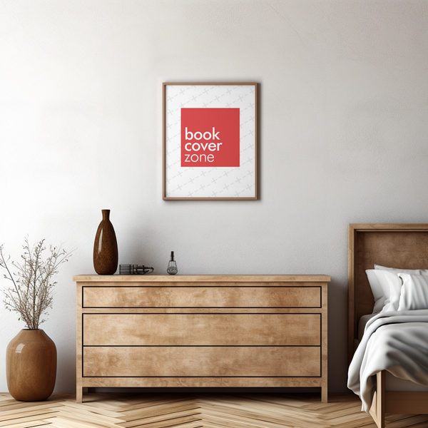 Wooden Frame Poster Mockup