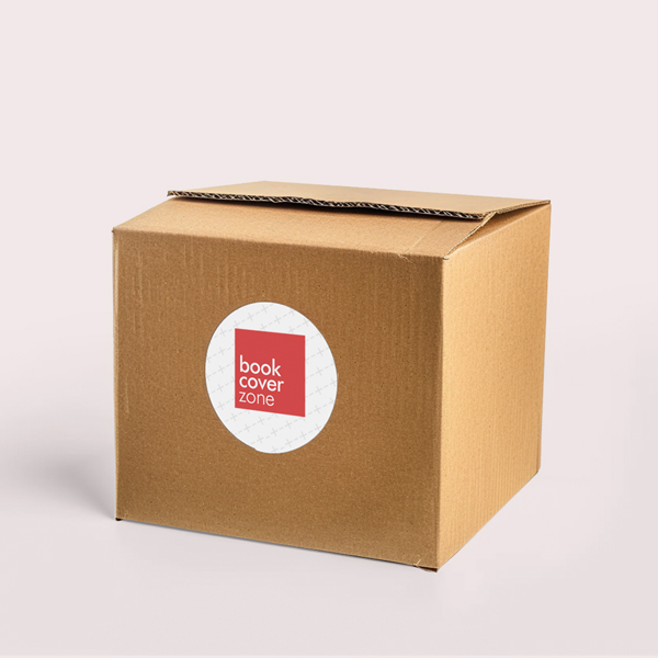 Circular Tag Mockup for Brown Packaging