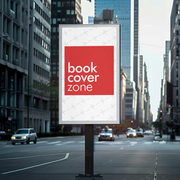City Street Digital Billboard Mockup
