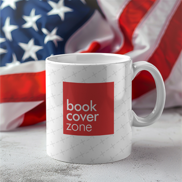 Patriotic USA Flag Coffee Mug Mockup