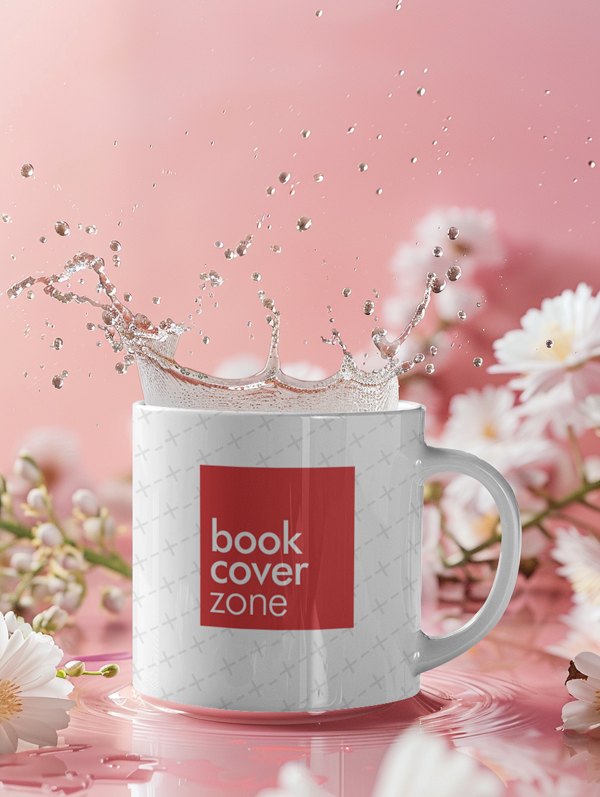 Coffee Mug Mockup with Splashing Water