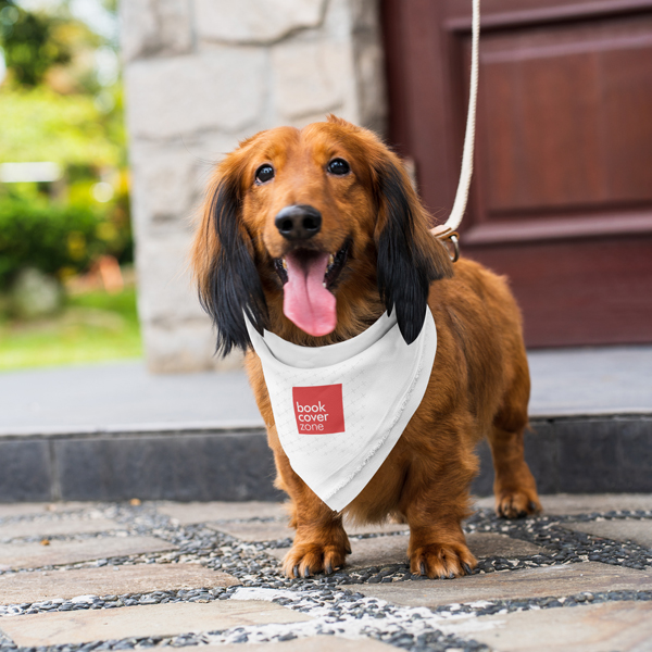 Dog Collar Dress Mockup with Cute Puppy