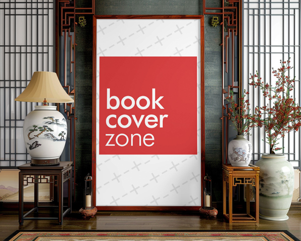 Elegant Chinese Style Vertical Frame Mockup