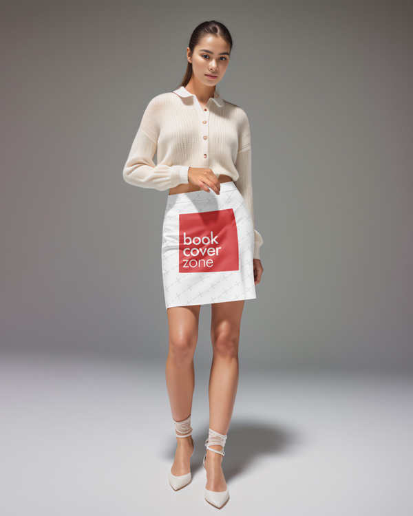 Fashion Model with Skirt Mockup Generator