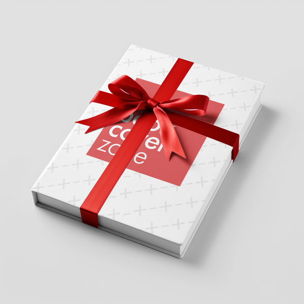 Gift Book Cover Mockup