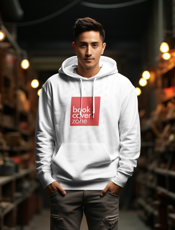 Hoodie Mockup with Male Model