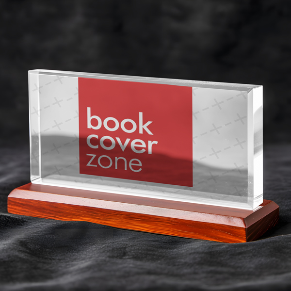 Horizontal Transparent Acrylic Name Mockup