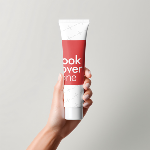 Toothpaste Tube Packaging Mockup