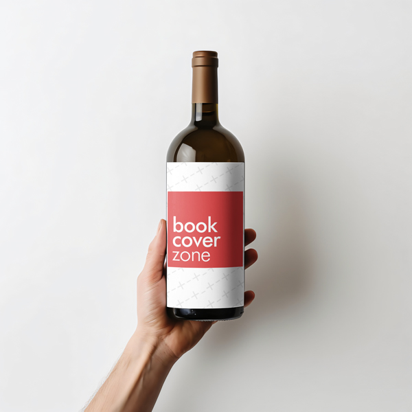 Wine Bottle Paper Label Mockup