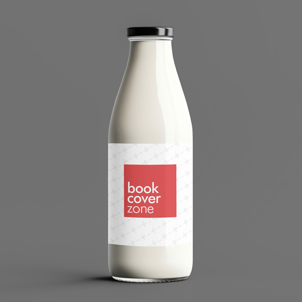 Milk Bottle Label Mockup