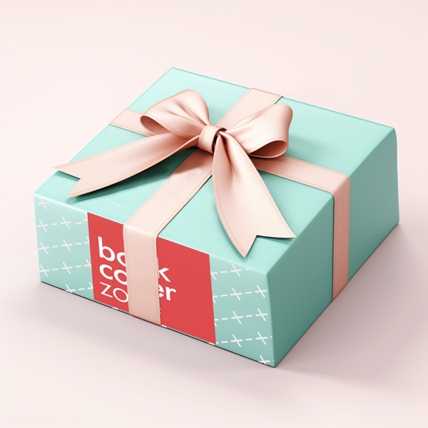 Gift Box Label Mockup