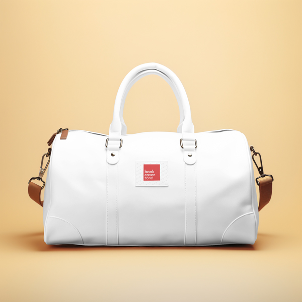 White Color Duffle Bag Mockup