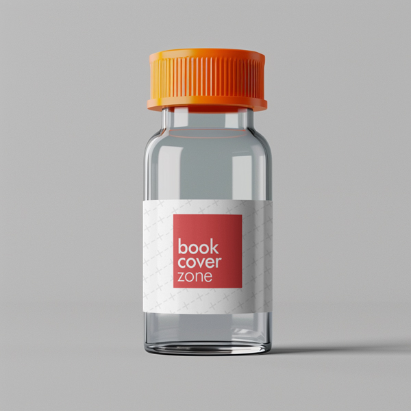 Label Mockup on Glass Vial