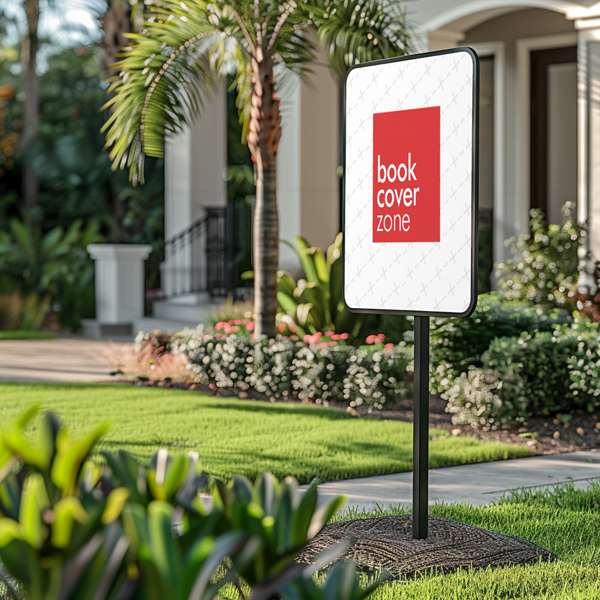 Lawn Sign Mockup for High-End Real Estate