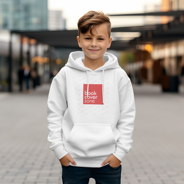 Kid's Hoodie Mockup in Outdoor Setting