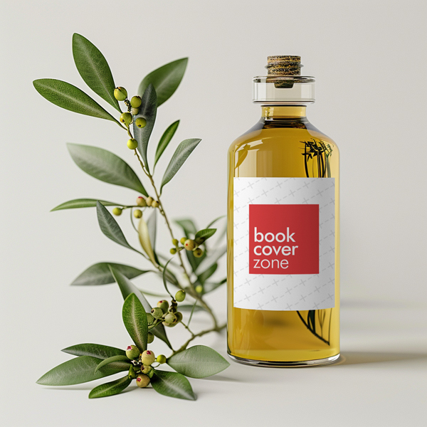 Olive Oil Bottle Label Mockup Generator