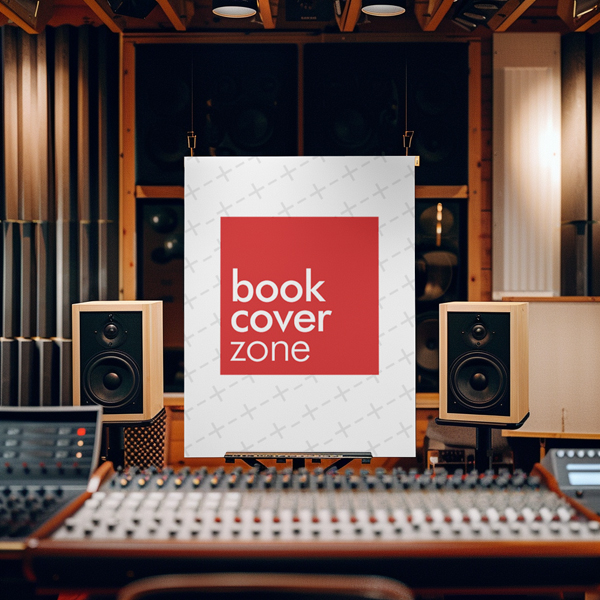 Paper Mockup for Music Lyrics in Sound Studio