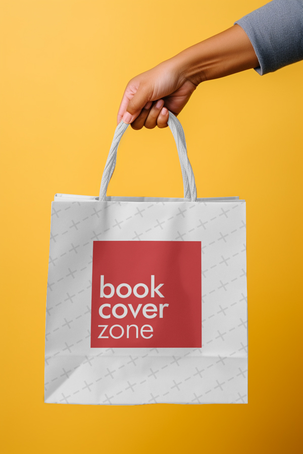 Paper Shopping Bag Mockup Held by Person