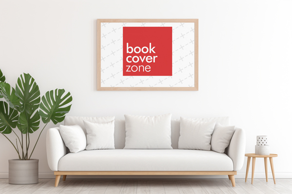 Modern Living Room Mockup with White Sofa
