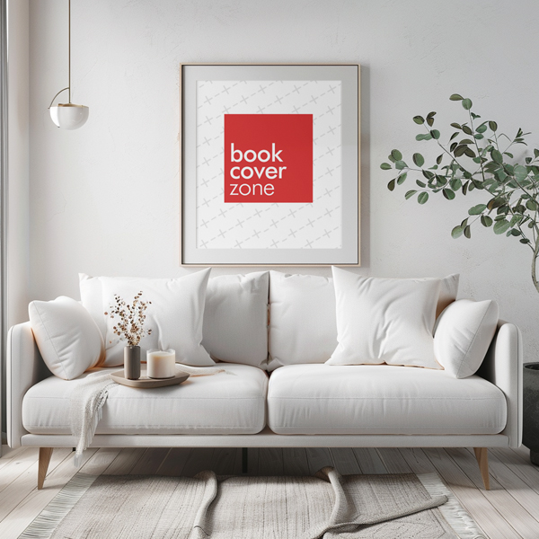 Portrait Wooden Frame Mockup for Modern Home Decor