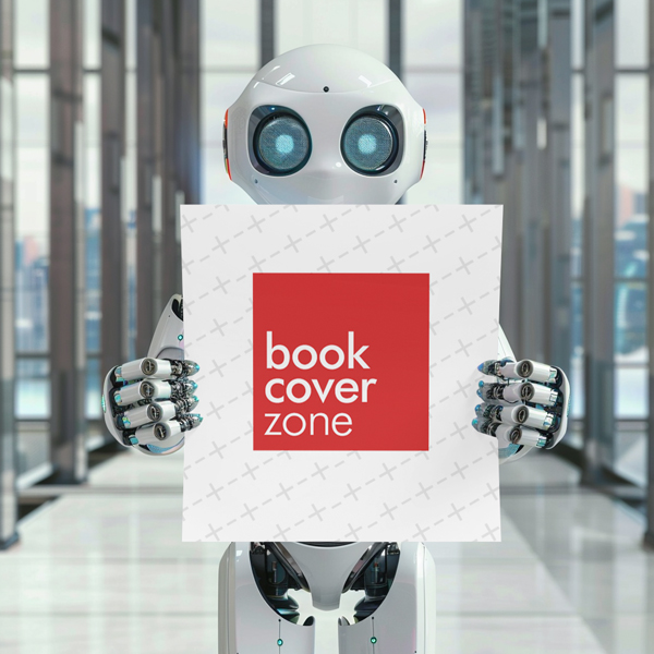 Poster Mockup Held By Robot