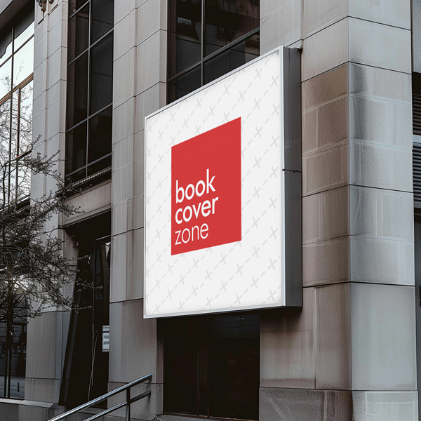 Rectangular Signage Mockup for Large Buildings