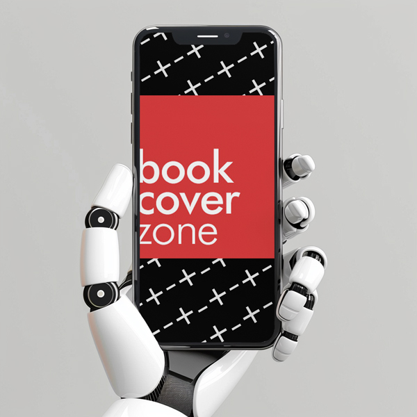 Robotic Hand with Smartphone Display Mockup