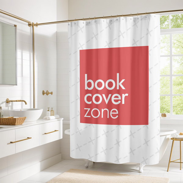 Shower Curtain Mockup Generator for Classic Hotel Room