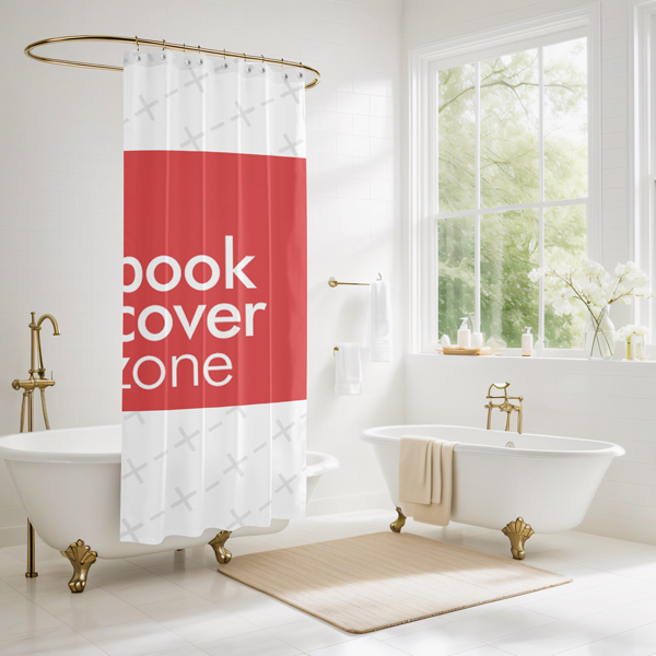 Elegant Shower Curtain Mockup Generator