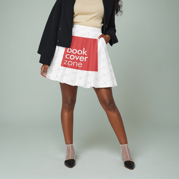 Skirt Mockup Generator on Black Teen Model