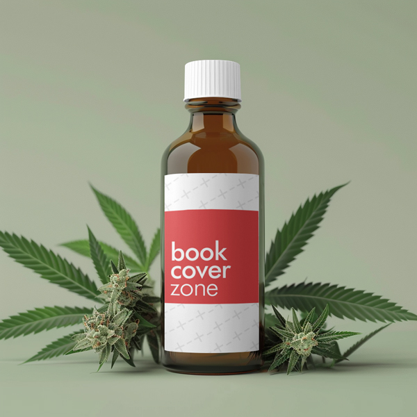 Small Glass Bottle Label Mockup