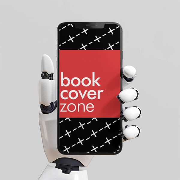 Smartphone Display Mockup in Robotic Hand